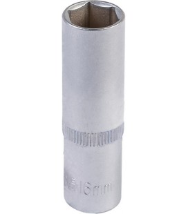 Hlavica nástrčná predĺžená 6-hranná MASTERTOOL 1/2" 16 mm L 78 mm CRV 78-0516