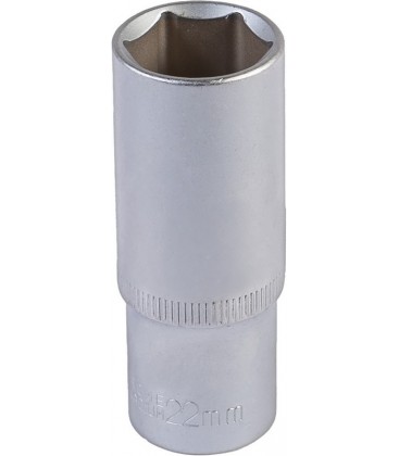 Hlavica nástrčná predĺžená 6-hranná MASTERTOOL 1/2" 22 mm L 78 mm CRV 78-0522