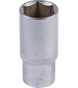 Hlavica nástrčná predĺžená 6-hranná MASTERTOOL 1/2" 27 mm L 78 mm CRV 78-0527