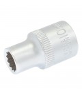 Hlavica nástrčná 12-hranná MASTERTOOL 1/2" 10 mm L 40 мм CRV 78-0610