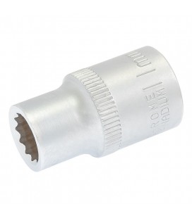 Hlavica nástrčná 12-hranná MASTERTOOL 1/2" 11 mm L 40 мм CRV 78-0611
