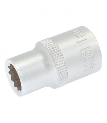 Hlavica nástrčná 12-hranná MASTERTOOL 1/2" 11 mm L 40 мм CRV 78-0611