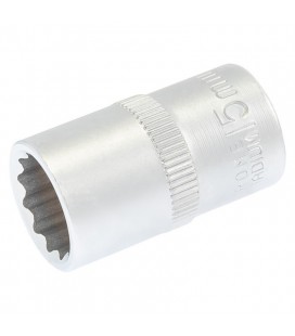 Hlavica nástrčná 12-hranna MASTERTOOL 1/2" 15 mm L 40 мм CRV 78-0615