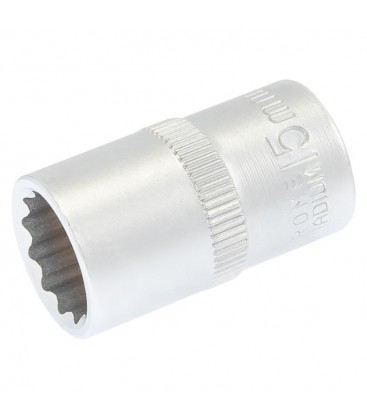 Hlavica nástrčná 12-hranna MASTERTOOL 1/2" 15 mm L 40 мм CRV 78-0615