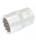 Hlavica nástrčná 12-hranná MASTERTOOL 1/2" 18 mm L 40 мм CRV 78-0618