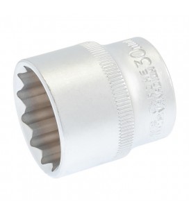 Hlavica nástrčná 12-hranná MASTERTOOL 1/2" 30 mm L 43 мм CRV 78-0630