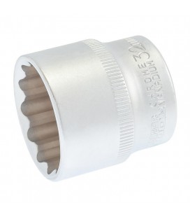 Hlavica nástrčná 12-hranná MASTERTOOL 1/2" 32 mm L 43 мм CRV 78-0632
