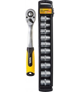 Sada hlavíc nástrčných MASTERTOOL 19 mm CRV račňa 72Т 11 ks 78-1311