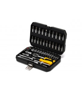Sada hlavíc nástrčných MASTERTOOL 4-14 mm CRV račňa 72Т 47 ks 78-2047