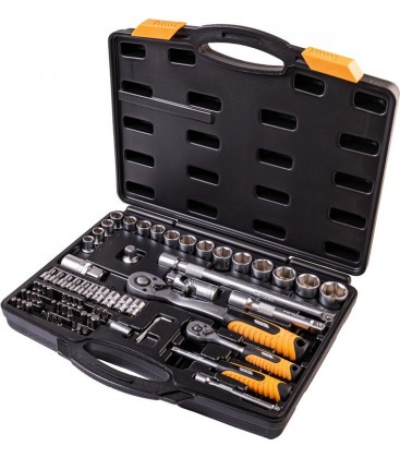 Sada hlavíc nástrčných MASTERTOOL PROFI 1/4" - 1/2" CRV račňa 72Т 72 ks - 1/2" CRV račňa 72Т 72 ks CRV račňa 72Т 72 ks 78-5072-P
