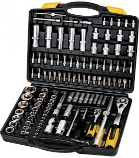 Sada hlavíc nástrčných MASTERTOOL PROFI 1/4" - 1/2 " CRV račňa 72Т 111 ks 78-5111