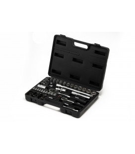 Sada nástrčných hlavíc MASTERTOOL 1/4" - 1/2" CrV račňa 24Т 72 ks 78-7072