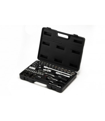 Sada nástrčných hlavíc MASTERTOOL 1/4" - 1/2" CrV račňa 24Т 72 ks 78-7072