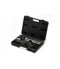 Sada nástrčných hlavíc MASTERTOOL 1/4" - 1/2" CrV račňa 24Т 72 ks 78-7072