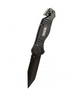 Nôž skladací MASTERTOOL ELMAX 207*37*16 mm, čepeľ z nerezovej ocele, hliníková rukoväť 79-0124