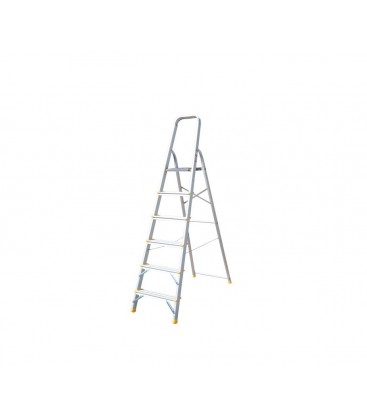 Rebrík schodíkový hliníkový MASTERTOOL 6 stupňov h 1280 mm max 150 kg 79-1106