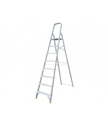 Rebrík schodíkový hliníkový MASTERTOOL 8 stupňov h 1720 mm max 150 kg 79-1108