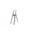Rebrík schodíkový hliníkový MASTERTOOL 4 kovové stupne h 846 mm max 150 kg 79-1204