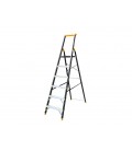 Rebrík schodíkový hliníkový MASTERTOOL 6 kovové stupňov h 1282 mm max 150 kg 79-1206