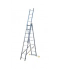 Rebrík hliníkový MASTERTOOL teleskopický 3*9 stupňov h 6200 mm max 150kg 79-1309