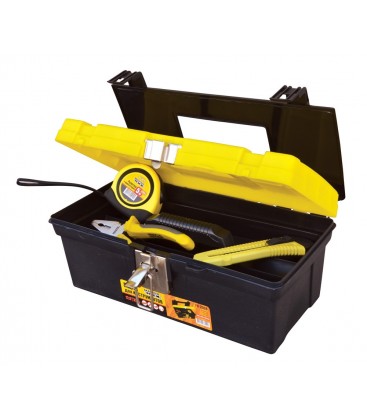 Box na náradie s kovovými zámkami, organizér 12, 5" 330*175*145 mm MASTERTOOL 79-2038