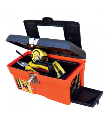 Box na náradie s kovovými zámkami, 13" 330*180*165 mm MASTERTOOL 79-2103