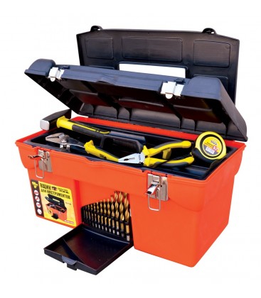 Box na náradie s kovovými zámkami, 19" 480*265*252 mm MASTERTOOL 79-2106