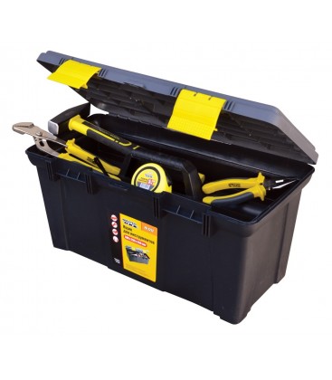 Box na náradie s plastovými zámkami 19, 5" 500*250*255 mm MASTERTOOL 79-2212