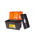 Box na náradie s plastovými zámkami, organizér 17" 432*248*240 mm MASTERTOOL 79-2717