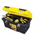Box na náradie s kovovými zámkami, organizér 19" 485*275*250 mm MASTERTOOL 79-3052