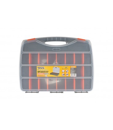 Organizér s rukoväťou MASTERTOOL 19" 480*380*80 mm 21 priehradiek 79-3128