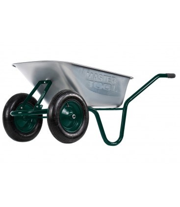 Fúrik stavebný / záhradný MASTERTOOL D-12 85 l/200kg, dve kolesá PN 3, 5*8 Ø 37cm 79-9849