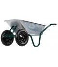 Fúrik stavebný / záhradný MASTERTOOL D-12 100 l/200kg, dve kolesá PN 3, 5*8 Ø 37cm 79-9853