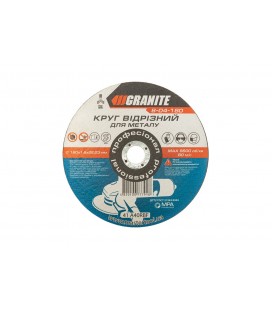 Kotúč rezný na kov GRANITE 180*1, 6*22, 2 mm 8-04-180