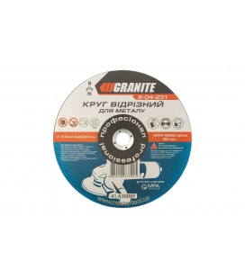 Kotúč rezný na kov GRANITE 230*2, 0*22, 2 mm 8-04-231