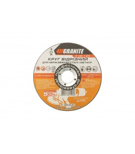 Kotúč rezný na kov a nerez GRANITE PROFI +30 125*1.2*22.2 mm 8-06-123
