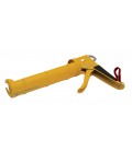 Pištoľ na tmely a chemické malty MASTERTOOL PROFI polootvorená 310 ml/300 mm, rukoväť potiahnutá TPR 80-0235