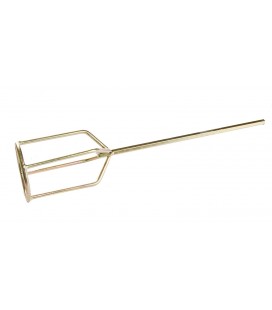 Míchadlo do vrtačky na sadru a a cementové zmesi MASTERTOOL Ø 80 mm L 400 mm 80-0618
