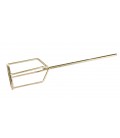 Míchadlo do vrtačky na sadru a a cementové zmesi MASTERTOOL Ø 80 mm L 400 mm 80-0618