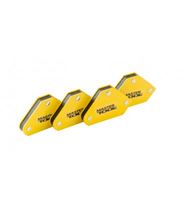 Sada magnetických zváracích uholníkov mini MASTERTOOL 4 kg 45°/90°/135° 4ks 81-0204