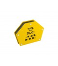 Uholník magnetický na zváranie MASTERTOOL 35 kg 30°/45°/60°/75°/90°/135° 145х110 мм 81-0235