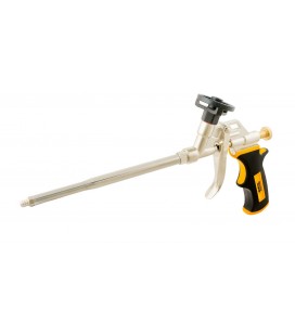 Pištoľ na montážnu penu CM18 MASTERTOOL 180 mm celokovová, tryska a časť na uchytenie nádoby teflónovým povlakom 81-8676