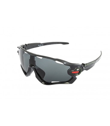 Okuliare ochranné MASTERTOOL SPORTLINE BLACK panoramatická šošovka, proti poškriabaniu ANTI-SCRATCH 82-0006