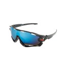 Okuliare ochranné MASTERTOOL SPORTLINE BLUE MIRROR panoramatická šošovka, proti poškriabaniu ANTI-SCRATCH 82-0007
