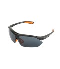 Okuliare ochranné MASTERTOOL SPORTLINE GREY panoramatická šošovka, proti poškriabaniu ANTI-SCRATCH, protišmykové bočnice 82-0008