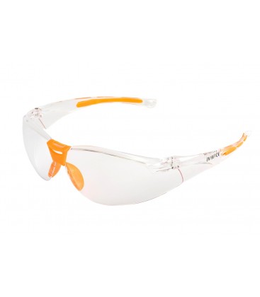 Okuliare ochranné MASTERTOOL ANTI-SCRATCH transparentný, protišmykové nohy l-class 82-0059