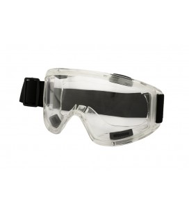 Okuliare utesnené MASTERTOOL ANTI-SCRATCH transparentný, 4 ventilačné otvory, l-class 82-0401