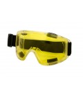 Okuliare utesnené MASTERTOOL ANTI-SCRATCH žlté, 4 ventilačné otvory, l-class 82-0402