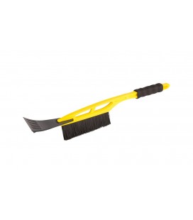 Auto kefa na sneh MASTERTOOL so škrabkou na ľad 100 mm YELLOW 520 mm 84-0003