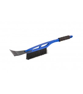 Auto kefa na sneh MASTERTOOL so škrabkou na ľad 100 mm BLUE 520 mm 84-0004